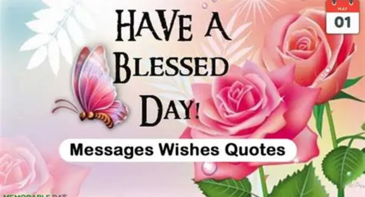 Blessed day verse with inspiring Bible scripture for a peaceful morning